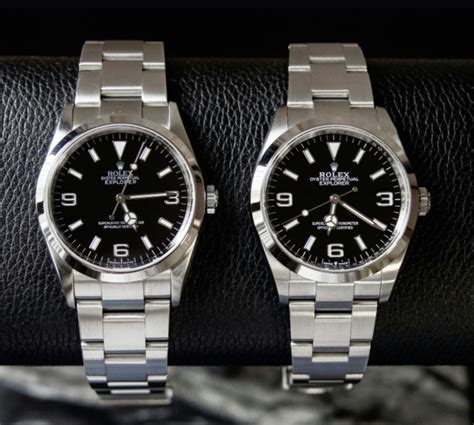 rolex explorer 36mm 114270|rolex explorer 114270 vs 124270.